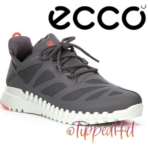 🎩🗝️ NWOB $140 ECCOWomen's Zipflex Lace-Up Walking Sneakers Size 37